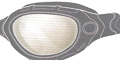 Zoggs Sports Prescription Swimming Goggles Clear Lens 
