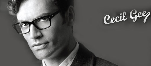 Cecil Gee Fashion Male Frames Prescription Glasses 