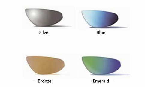 Wiley X Mirror lenses colour options for sports sunglasses