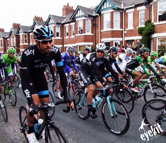 Tour De France - Picture of the sky team making their way through York
