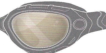 Zoggs Sports Prescription Swimming Goggles Mirrored Lens 