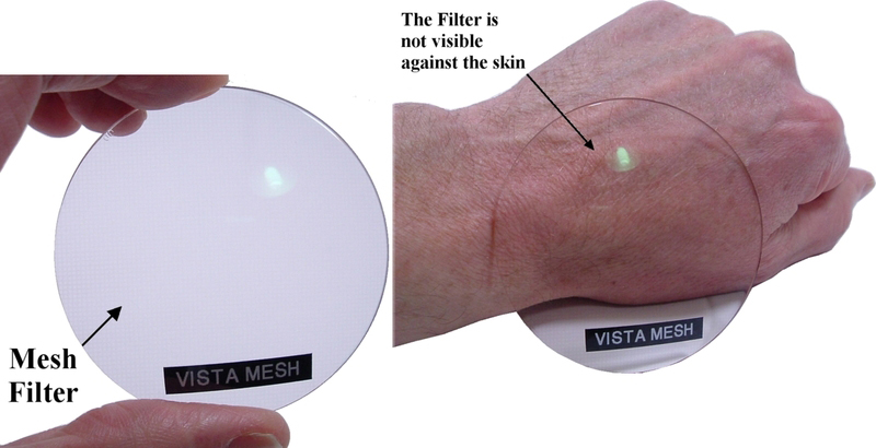 Vista-Mesh prescription lenses for anti-glare and reduction in visual stress