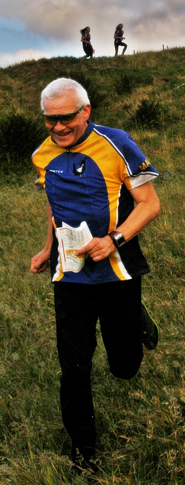 Keith during an orienteering competition wearing his Sunwise Austin sunglasses with bifocal clip in inserts