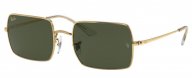 Ray Ban Sunglasses RB1969 RECTANGLE 919631 Legend Gold Classic G-15 Green