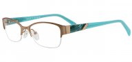 62 - Clear - Brown Turquoise - 135