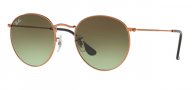 Ray Ban ROUND METAL RB3447 - Green Gradient - Bronze Copper - 140