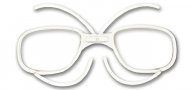 Small Fit Ski Goggle Clip-in Optical Insert - Clear - Clear - Standard