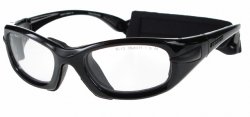 PROGEAR EYEGUARD - Clear - Shiny Metallic Black - 130