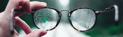 Sunglasses in the rain shop