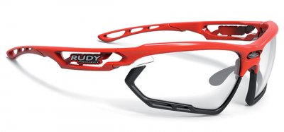 FOTONYK - IMPACTX Photochromic 2Black - Fire Red Gloss - 135