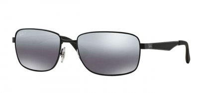 RB3529 - Polarised Silver Mirror - Black - 135