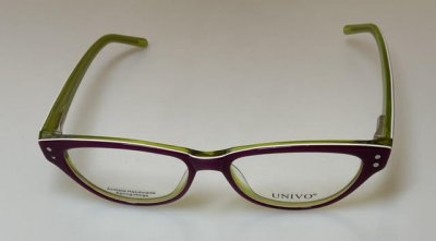 U523- Clear - Purple/green- 135