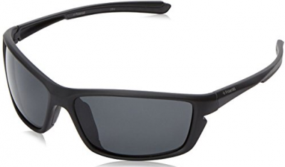 P7313 - Polarised Grey Silver Mirror- Black Neon Green - 135