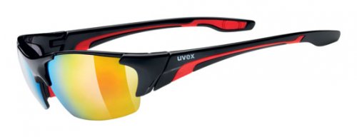 BLAZE LLL - Mirror Red + Litemirror Orange + Clear - Black Red - 135