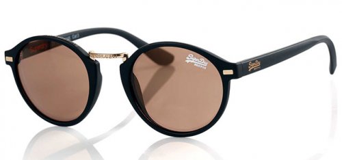 SDS-CRESCENDO - Solid Brown Gold Mirror - Rubberised Black - 135
