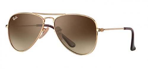AVIATOR JUNIOR - Gradient Brown - Gold - 130