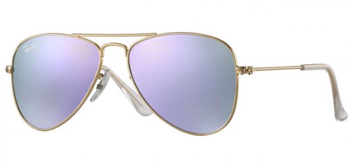 AVIATOR JUNIOR - Lilac Mirror - Gold - 125