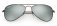 AVIATOR JUNIOR - Silver Mirror - Gunmetal - 125