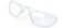 Rudy Project Ski Goggle Clip-in Optical Insert - Clear - Clear - Standard